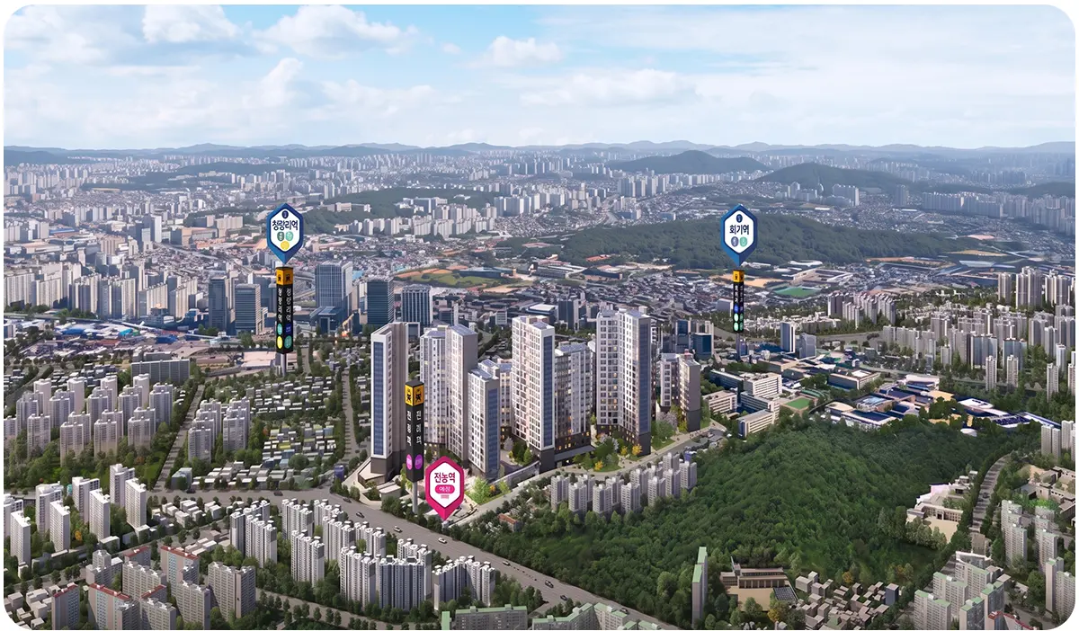 동대문구 전농동 지도